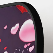 Valentine Pickleball Liebe - Herz & Paddle Design (Linke Seite)
