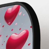 Valentine Pickleball Liebe - Herz & Paddle Design (Linke Seite)