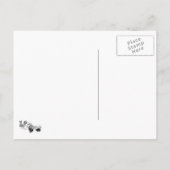 Valentine Pinguine Save the Date Postkarten (Rückseite)