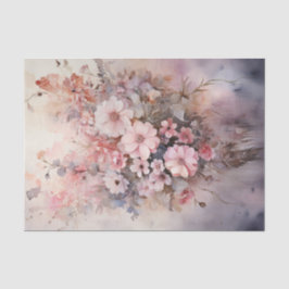 Valentine Pink Blume Bouquet Seidenpapier