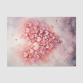 Valentine Pink Hearts Balloons Seidenpapier (Vorderseite)