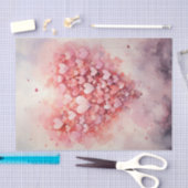 Valentine Pink Hearts Balloons Seidenpapier (Handwerk)