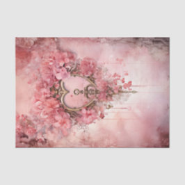 Valentine Pink Key to My Heart Seidenpapier