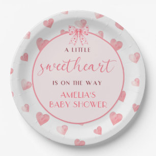 Valentine Pink Sweetheart Birthday Paper Bowls Pappteller