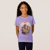 Valentine Pink Village Snowglobe T-Shirt (Vorne ganz)