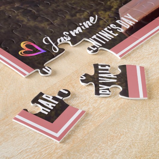 Valentine Poem Zuhause ist überall dort, wo ich mi Puzzle (Seite)