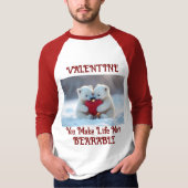 Valentine Polar Bear Cubs T-Shirt (Vorderseite)