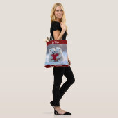 Valentine Polar Bear Cubs Tote Tasche (Am Model)