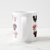 Valentine Poodle Dog | Hundeliebhaber | Jumbo-Tasse (Rückseite)