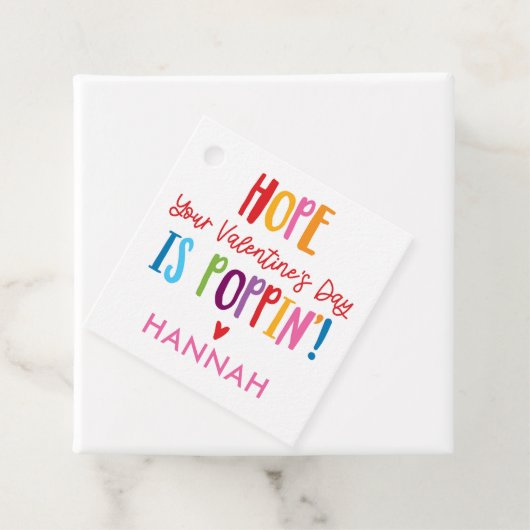 Valentine Pop Es bevorzugt Kinder Valentin Geschenkanhänger (Beispiel)