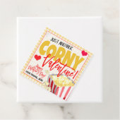 Valentine Popcorn-Geschenk Tag Geschenkanhänger (Beispiel)