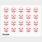Valentine Pops Stickers (Blatt)