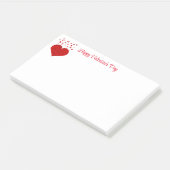 Valentine Post-it Klebezettel (angewinkelt)