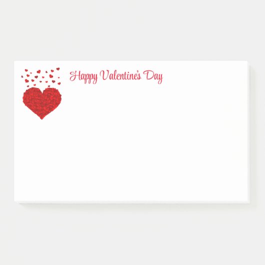 Valentine Post-it Klebezettel (Vorderseite)