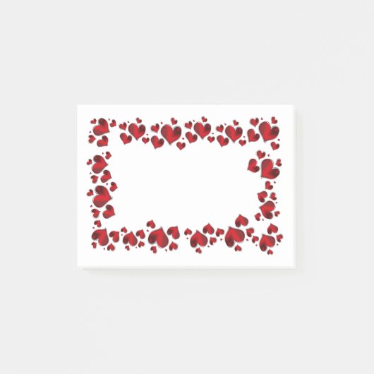 Valentine Post-it Klebezettel (Vorderseite)