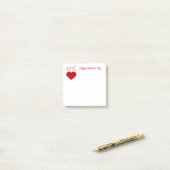 Valentine Post-it-Notes Post-it Klebezettel (Auf Schreibtisch)