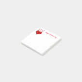 Valentine Post-it-Notes Post-it Klebezettel (angewinkelt)