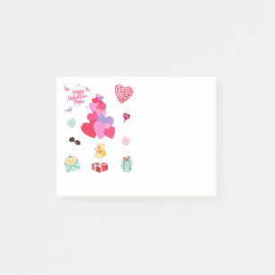 "VALENTINE" post -it Notes Post-it Klebezettel