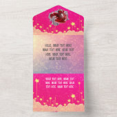 Valentine postcard all in one einladung (Innen Boden)