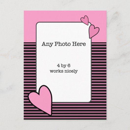 Valentine Postcard mit meinem Foto Postkarte (Vorderseite)