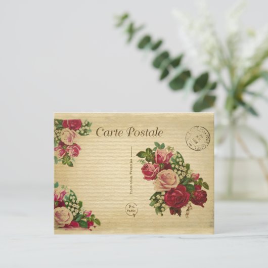 Valentine Postcard Paris 1909 Postkarte (Stehend Vorderseite)