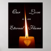 Valentine Poster - Ewige Flamme (Vorne)