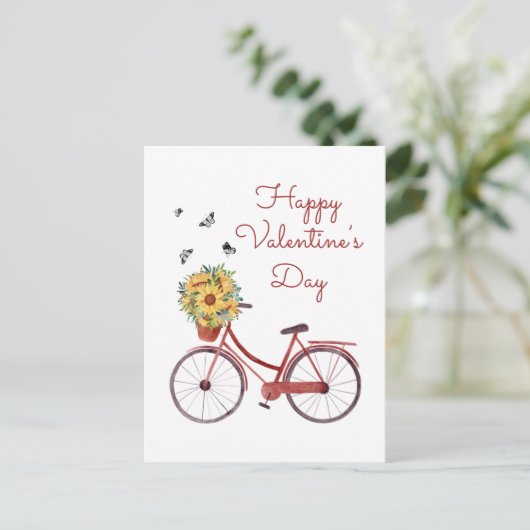 Valentine Postkarte (Stehend Vorderseite)