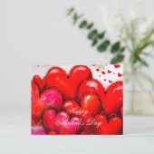 Valentine Postkarte (Stehend Vorderseite)