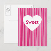 Valentine Postkarte (Vorne/Hinten)