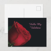 Valentine Postkarte (Vorne/Hinten)