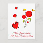 Valentine, Postkarte (Vorderseite)