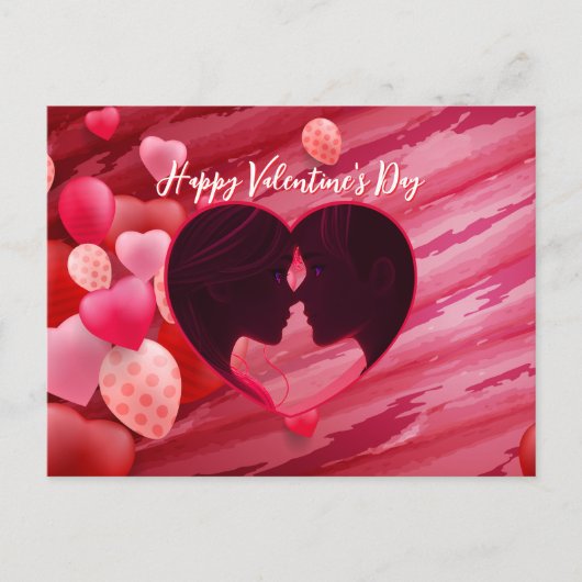 Valentine Postkarte (Vorderseite)