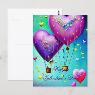 Valentine Postkarte