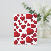 Valentine Postkarte (Stehend Vorderseite)