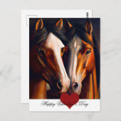 Valentine Postkarte (Vorne/Hinten)