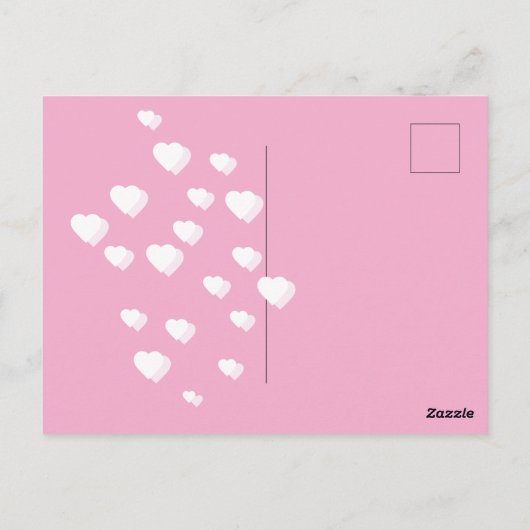 Valentine Postkarte (Rückseite)