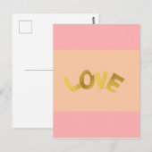 Valentine Postkarte (Vorne/Hinten)