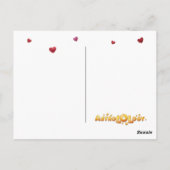 Valentine Postkarte für Krebs (Rückseite)
