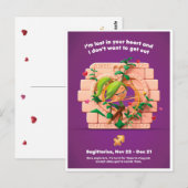 Valentine Postkarte für Sagittarius (Vorne/Hinten)