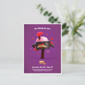  Valentine Postkarte für Scorpio (Stehend Vorderseite)
