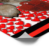 VALENTINE PUPPY - ICH WÜRDE DICH! (ICH LIEBE SIE)  POSTER (Ecke)