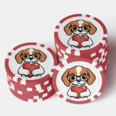 Valentine Puppy Pokerchips (Stapel)