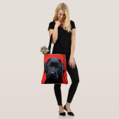 Valentine Puppy Rose - Labrador - Black Lab Tasche (Am Model)