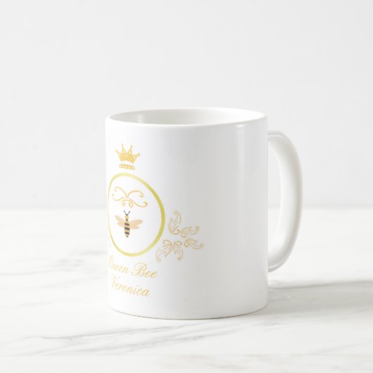 Valentine Queen Bee Tasse (VorderseiteRechts)