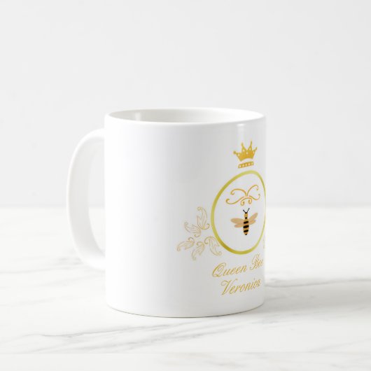 Valentine Queen Bee Tasse (Vorderseite Links)