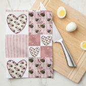 Valentine Quilt Kitchen Towels Geschirrtuch (Viertel Falte)