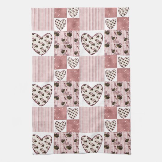 Valentine Quilt Kitchen Towels Geschirrtuch (Vertikal)