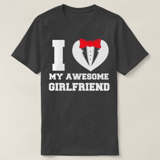 Valentine Quote I Liebe Mein Phantastischer Freund T-Shirt (Design vorne)