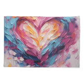 Valentine Radiant Liebe Herzschlag Kissenbezug (Rückseite)