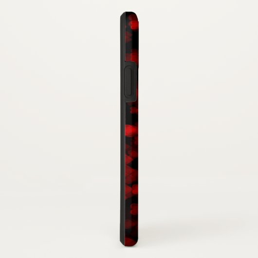 Valentine Red Bokeh Hearts Case-Mate iPhone Hülle (Hinten/Rechts)